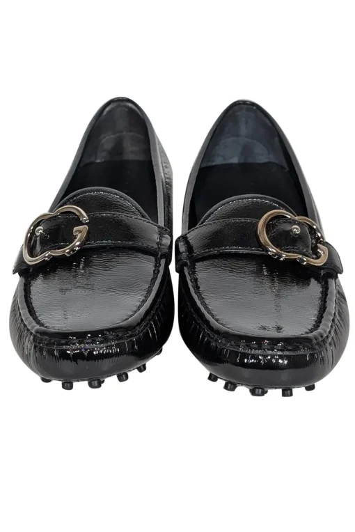 Gucci - Black Patent Leather Loafers Sz 8