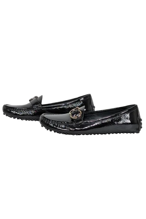 Gucci - Black Patent Leather Loafers Sz 8