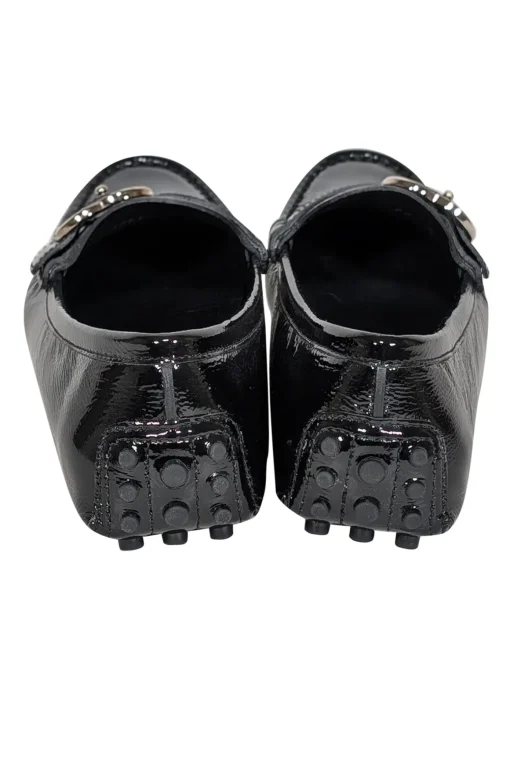 Gucci - Black Patent Leather Loafers Sz 8