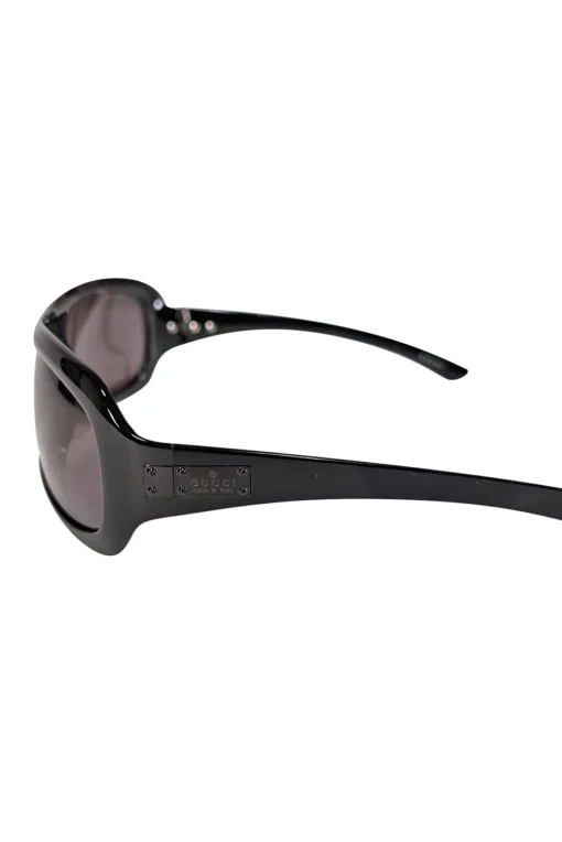 Gucci - Black Rectangular Sunglasses