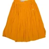 Gucci - Golden Yellow Pleated Silk Skirt Sz 6