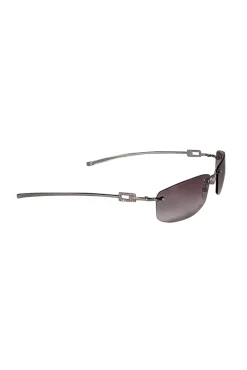 Gucci - Silver Ombre Lens Frameless Sunglasses