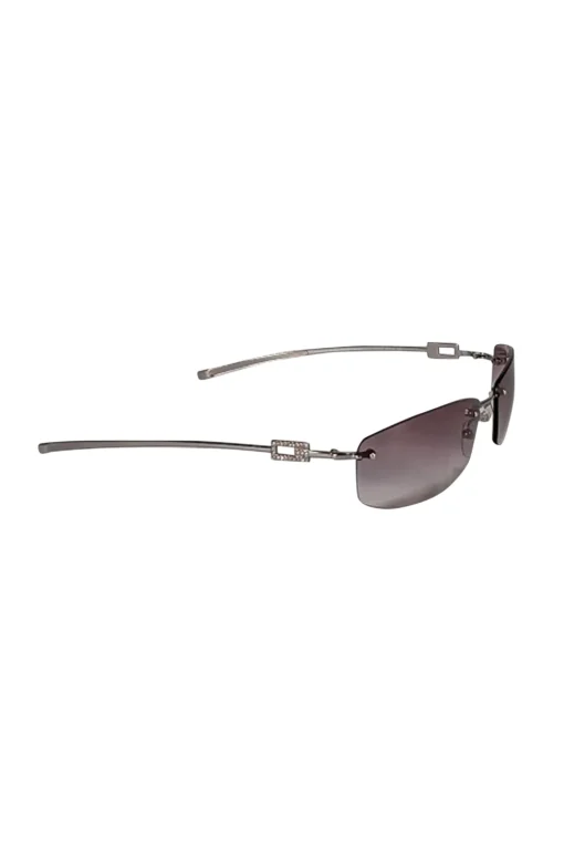 Gucci - Silver Ombre Lens Frameless Sunglasses