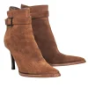 Gucci - Tan Suede Heel Booties Sz 6