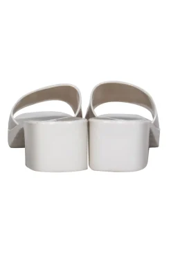 Gucci - White Square Toe Jelly Slide Sandals Sz 10