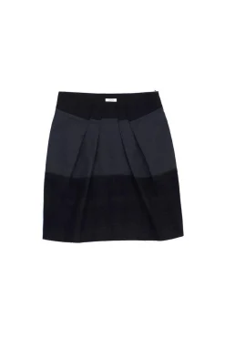 Gunex - Black & Grey Wool Skirt Sz 6