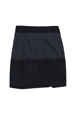 Gunex - Black & Grey Wool Skirt Sz 6