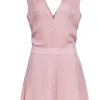 Halston Heritage - Light Pink V-Neckline Dress Sz 8