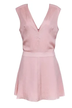 Halston Heritage - Light Pink V-Neckline Dress Sz 8
