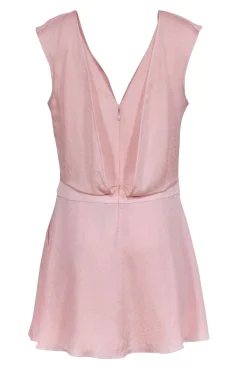 Halston Heritage - Light Pink V-Neckline Dress Sz 8