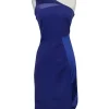Halston Heritage - Purple One Shoulder Dress Sz XS