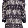 Haute Hippie - Black & Ivory Printed Silk Dress Sz S