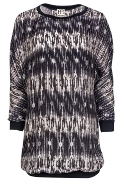 Haute Hippie - Black & Ivory Printed Silk Dress Sz S