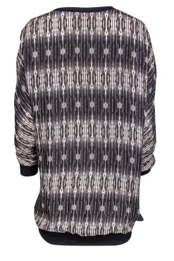 Haute Hippie - Black & Ivory Printed Silk Dress Sz S
