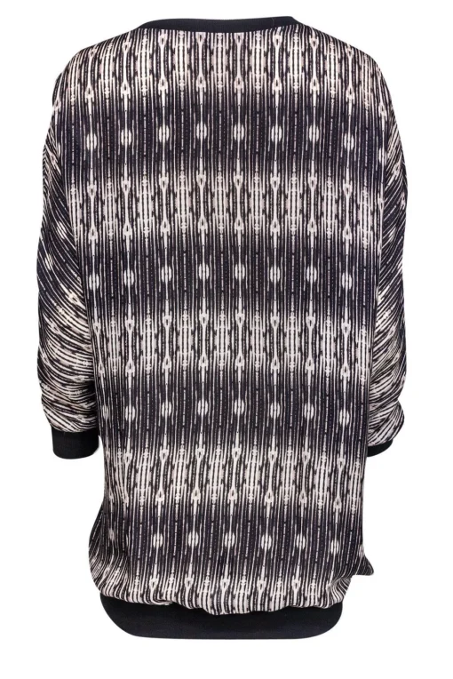 Haute Hippie - Black & Ivory Printed Silk Dress Sz S