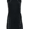 Haute Hippie - Black Sheath Tassel Chain Detail Dress Sz 8