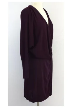 Haute Hippie - Deep Purple Drape Dress Sz M