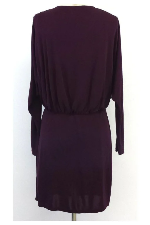 Haute Hippie - Deep Purple Drape Dress Sz M
