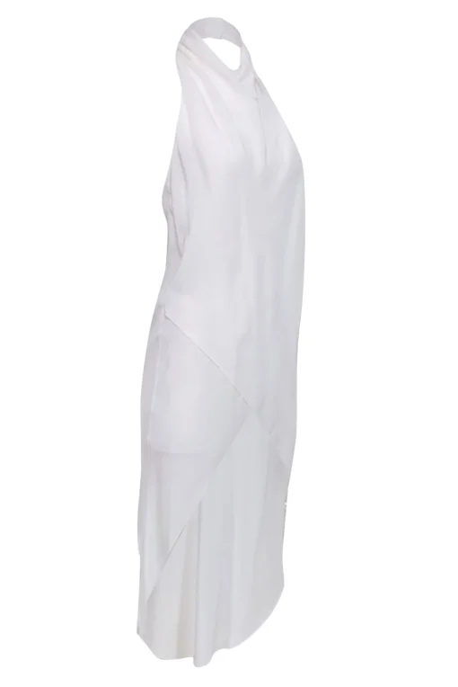 Haute Hippie - Ivory Halter High Low Top Sz S