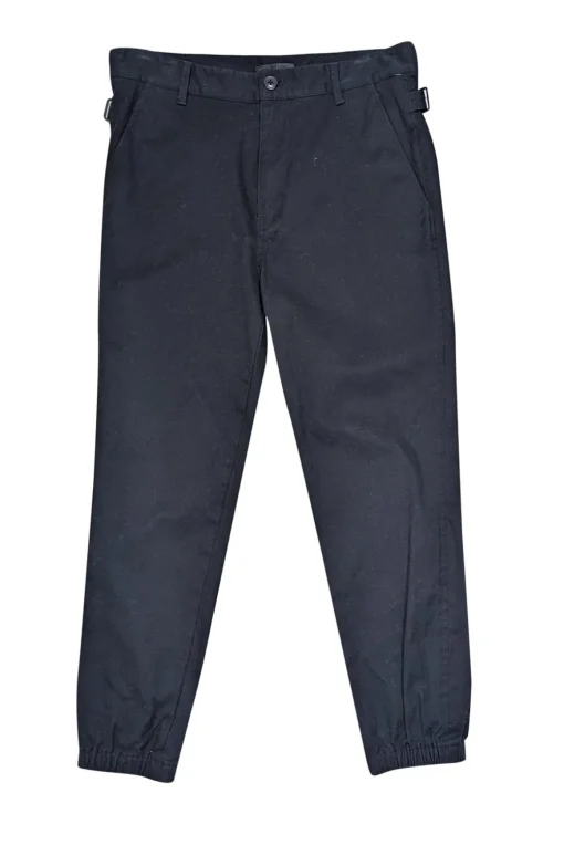 Helmut Lang - Black Casual w/ Cuffed Hem Pants Sz 30