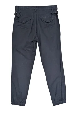 Helmut Lang - Black Casual w/ Cuffed Hem Pants Sz 30