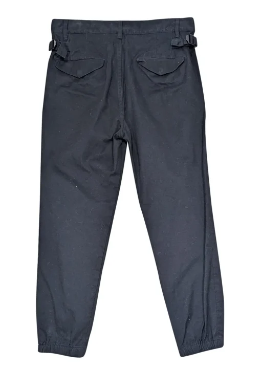 Helmut Lang - Black Casual w/ Cuffed Hem Pants Sz 30