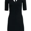 Helmut Lang - Black Cut Out Back Dress Sz S