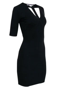 Helmut Lang - Black Cut Out Back Dress Sz S