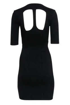 Helmut Lang - Black Cut Out Back Dress Sz S
