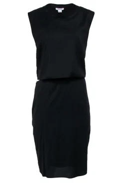Helmut Lang - Black Sleeveless Side Cutout Dress Sz 4
