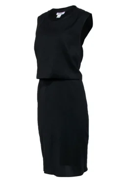 Helmut Lang - Black Sleeveless Side Cutout Dress Sz 4