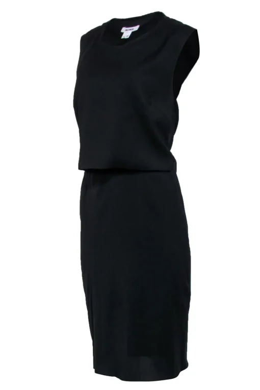 Helmut Lang - Black Sleeveless Side Cutout Dress Sz 4