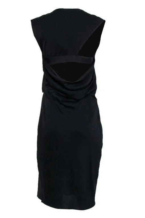 Helmut Lang - Black Sleeveless Side Cutout Dress Sz 4