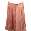 Helmut Lang - Peach & Rust Red Print Sleeveless Top Sz XS