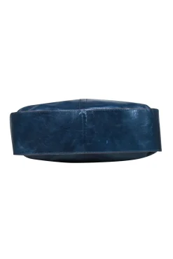HOBO - Navy Blue Leather Large Shoulder Bag
