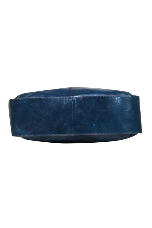HOBO - Navy Blue Leather Large Shoulder Bag