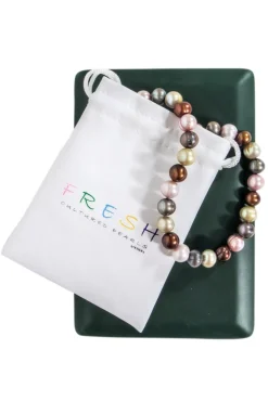 Honora - Brown, Ivory, Grey Fresh Water Peal Necklace