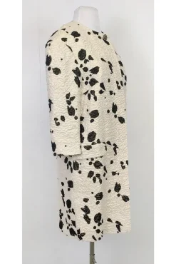 Hoss Intropia - Cream Printed Jacket Sz 2