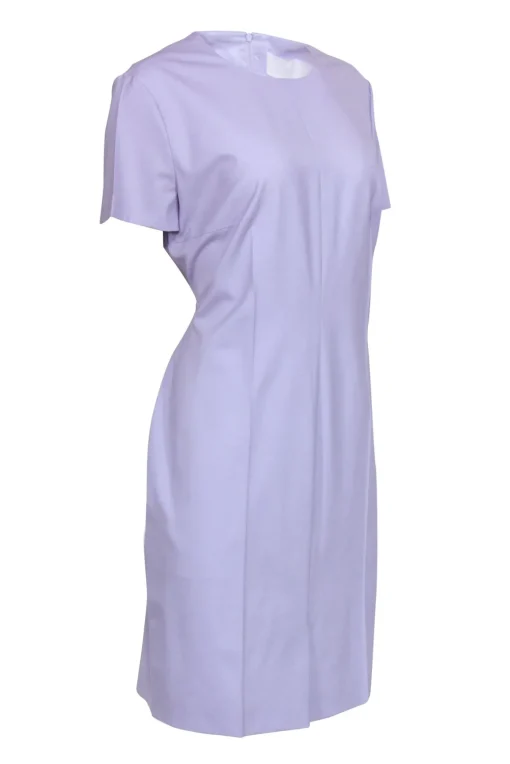 Hugo Boss - Lavender Short Sleeve Shift Dress Sz 12