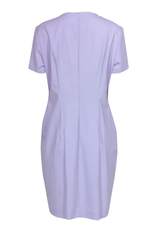 Hugo Boss - Lavender Short Sleeve Shift Dress Sz 12