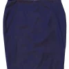 Hugo Boss - Purple Two-Tone Wool Pencil Skirt Sz 10