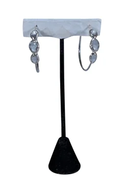 Ippolita - Sterling Silver Rock Crystal Hoop Earrings