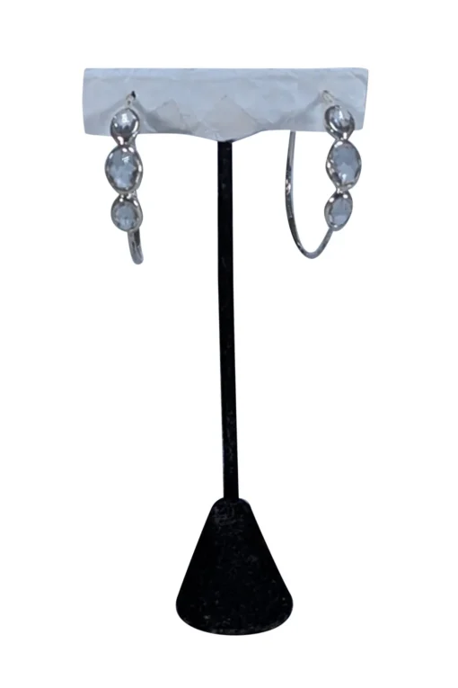 Ippolita - Sterling Silver Rock Crystal Hoop Earrings
