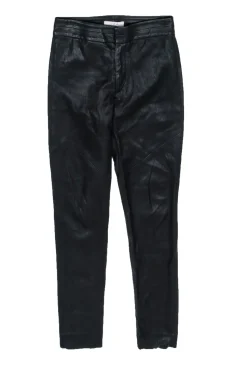 IRO - Black Leather Skinny Pants Sz 4