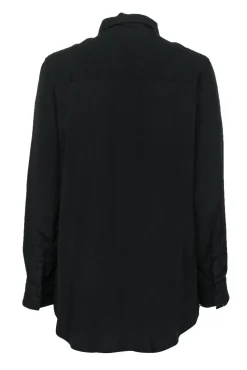 IRO - Black Oversized Button-Up Blouse w/ Studs Sz 8