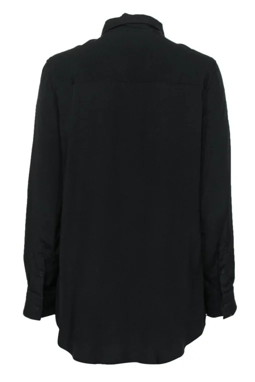 IRO - Black Oversized Button-Up Blouse w/ Studs Sz 8