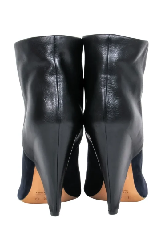 IRO - Colorblocked Suede & Leather Booties Sz 8.5