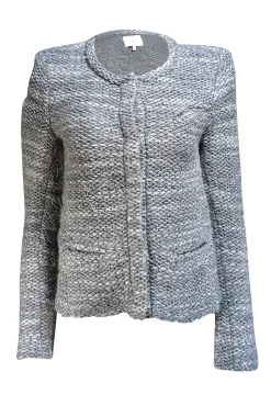 IRO - Grey Bouclé-Knit Jacket Sz 6