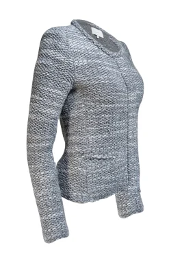 IRO - Grey Bouclé-Knit Jacket Sz 6