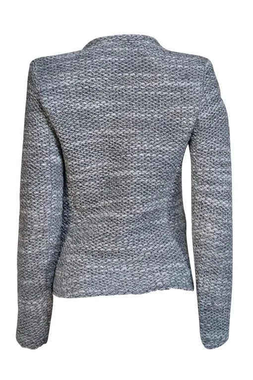 IRO - Grey Bouclé-Knit Jacket Sz 6
